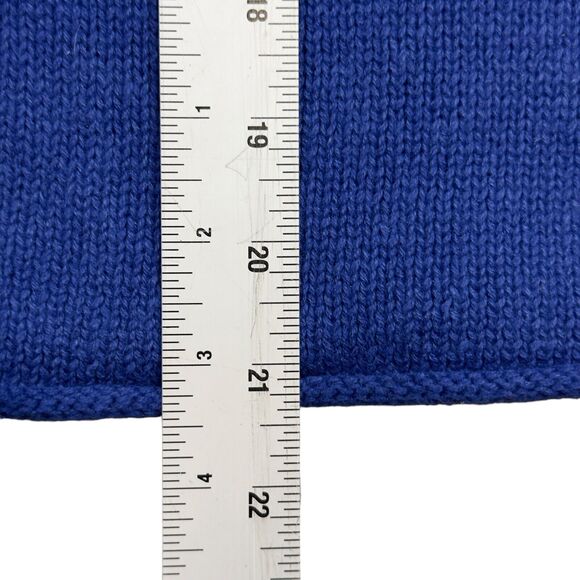 DKNY Jeans Sweaters Men's Small Blue Knit Logo Crew Ramie Insulated Pullover NWT - Picture 9 of 9